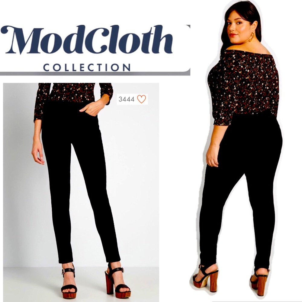 Simply Seamed Black Pants by ModCloth